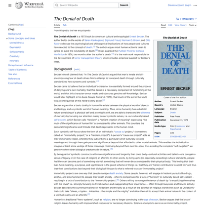 The Denial of Death - Wikipedia