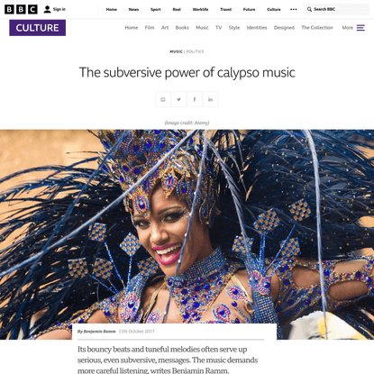 The subversive power of calypso music