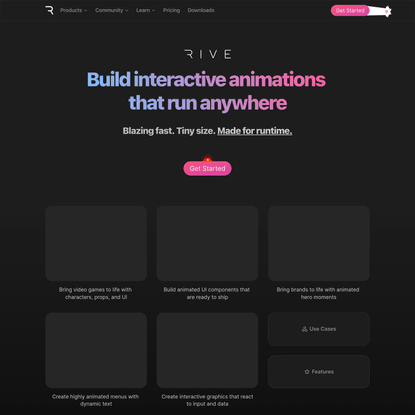 Rive - Build interactive animations that run anywhere