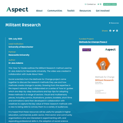 Militant Research - Aspect