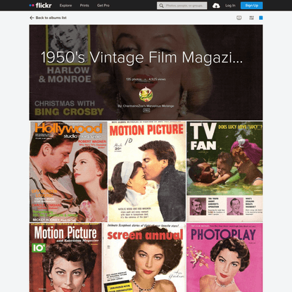 1950’s Vintage Film Magazines