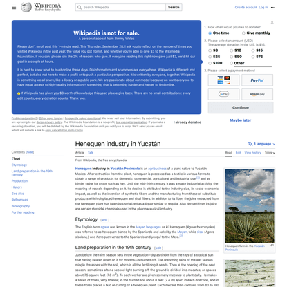 Henequen industry in Yucatán - Wikipedia
