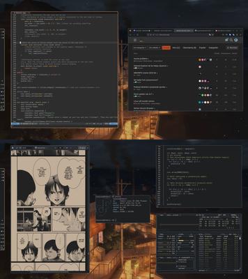 [Hyprland] I like warm colors for my eyes. : r/unixporn