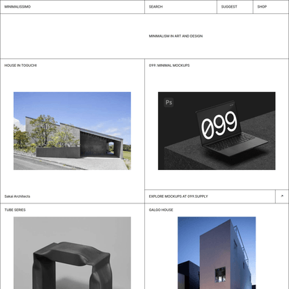 Minimalissimo – Minimalism in Design