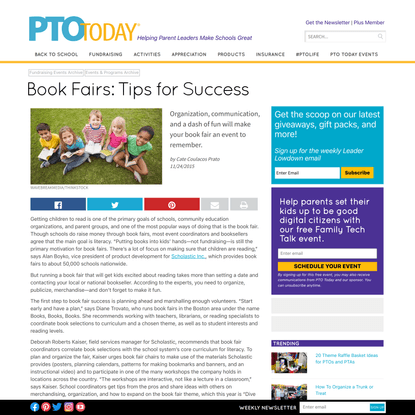 Book Fairs: Tips for Success - PTO Today