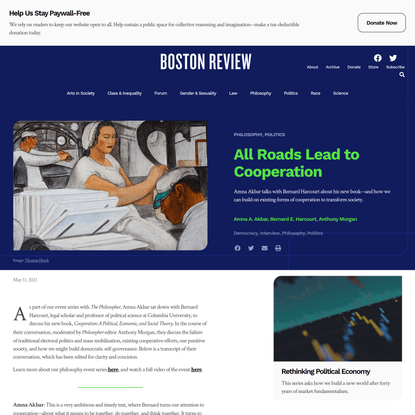 All Roads Lead to Cooperation - Boston Review