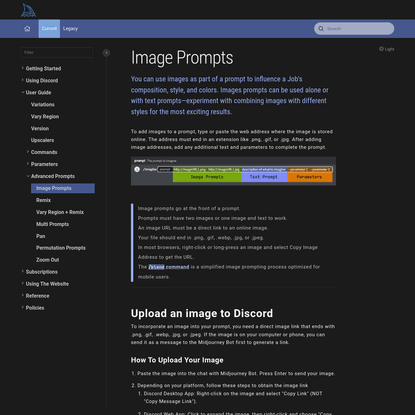 Midjourney Image Prompts
