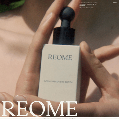REOME - Advanced Skincare for Slow Rituals
