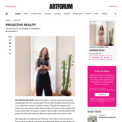 PROJECTIVE REALITY