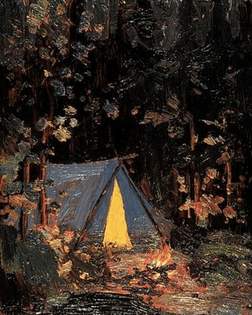Campfire Tom Thomson 1916