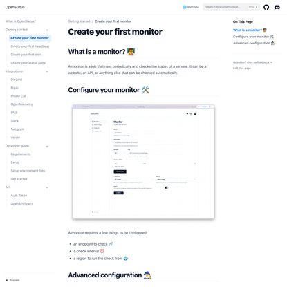 OpenStatus Documentation | OpenStatus Documentation