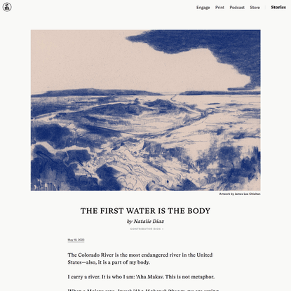 The First Water Is the Body – Natalie Diaz