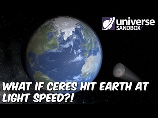 What if Ceres hit Earth at Lightspeed?!