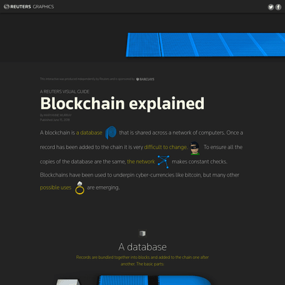 Blockchain explained