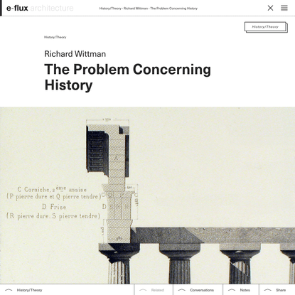 The Problem Concerning History