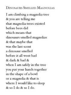 dinosaurs smelled magnolias by dalton day