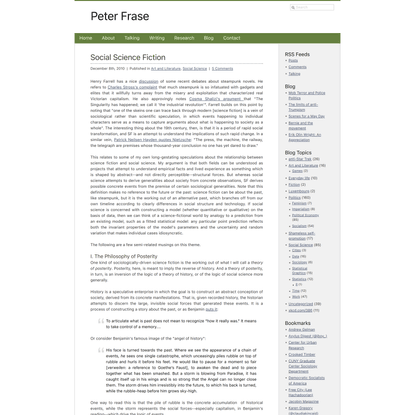Social Science Fiction