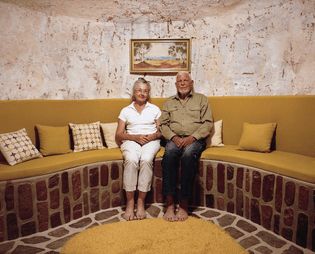 Jenny and David. Coober Pedy. 2020