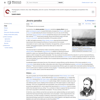 Jevons paradox - Wikipedia