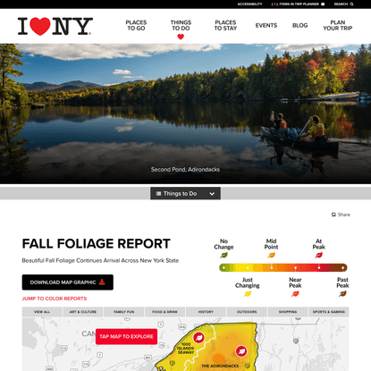 New York Fall Foliage Report | Experience Peak Fall Colors in NY