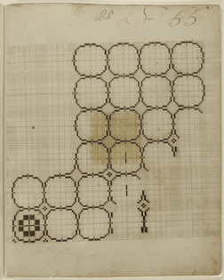 Weaving Pattern Manuscript c. 1800