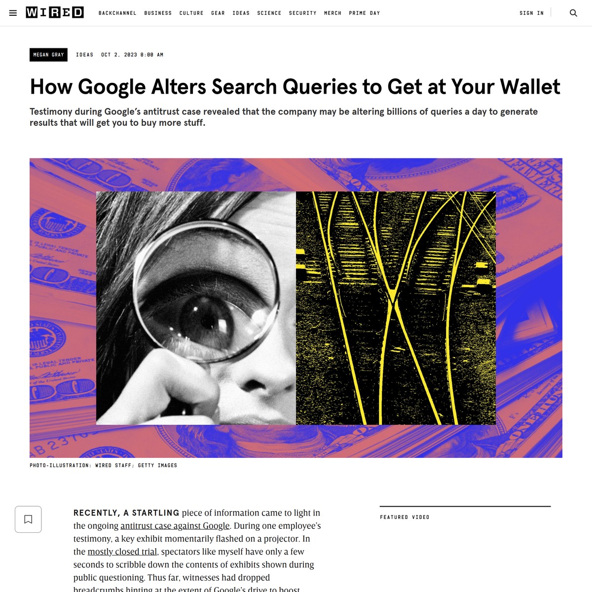 How Google Alters Search Queries to Get at Your Wallet | WIRED — Are.na