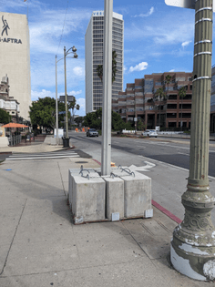 temp street light