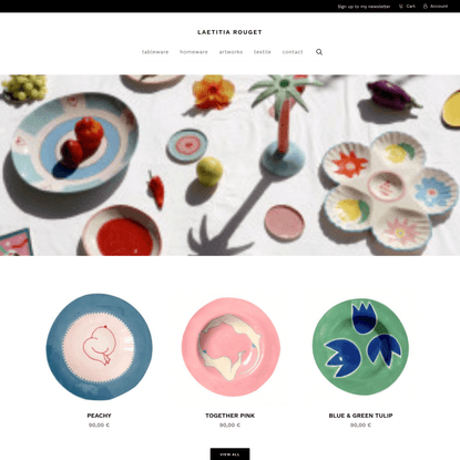 LAETITIA ROUGET - Ceramics and Artworks