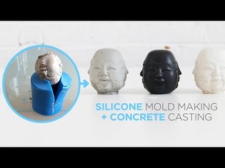 How to make silicone molds for casting concrete