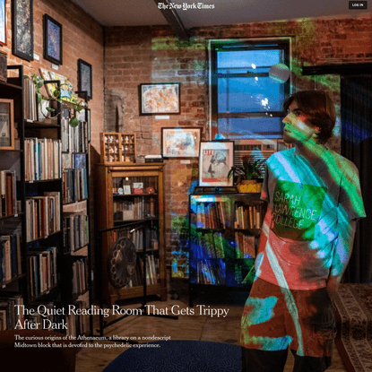 The Quiet Reading Room That Gets Trippy After Dark