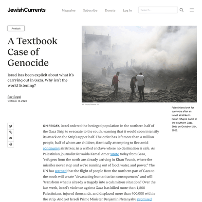 A Textbook Case of Genocide