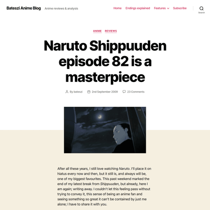 Naruto Shippuuden episode 82 is a masterpiece - Bateszi Anime Blog