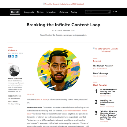 Breaking the Infinite Content Loop | Hazlitt