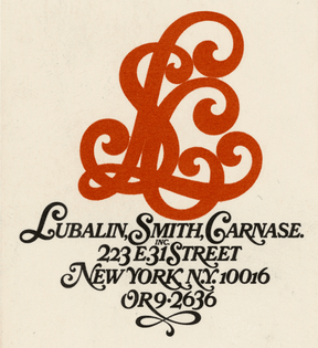 Herb Lubalin, "Herb Lubalin Logo", 1967-1975