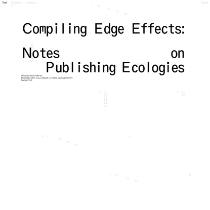 compiling edge effects