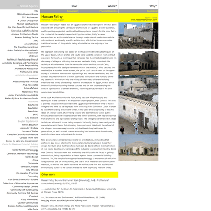 Spatial Agency: Hassan Fathy