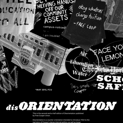 Free Cooper Union Disorientation Reader