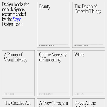 Design books for non-designers