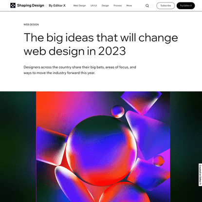 10 big ideas that will change web design in 2023