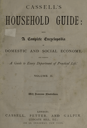 Cassells Household Guide - chapter by chapter