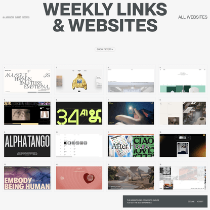 Weekly links & websites