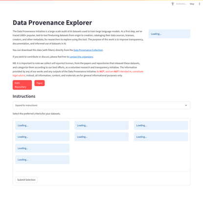 Data Provenance Explorer