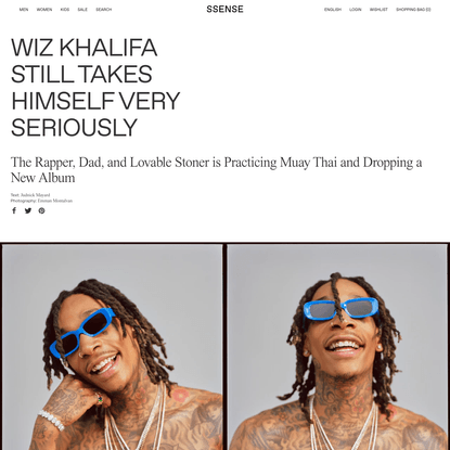Wiz Khalifa Still Takes Himself Very Seriously