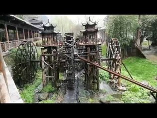 Ancient Chinese Water Wheel Irrigation Systems