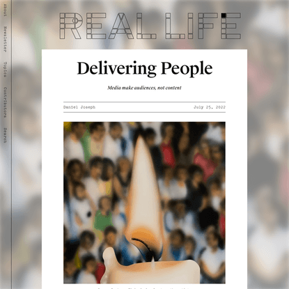 Delivering People — Real Life