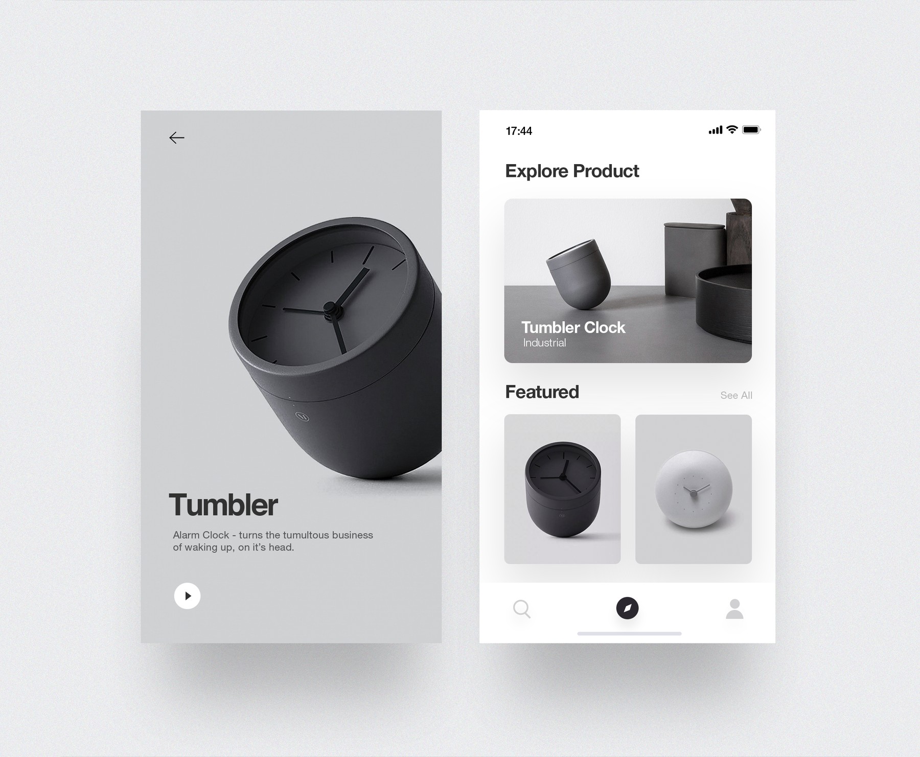 Tumbler Product - App by Rrob Berisha