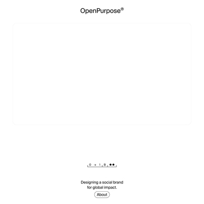 OpenPurpose® — Design Partner for Founders