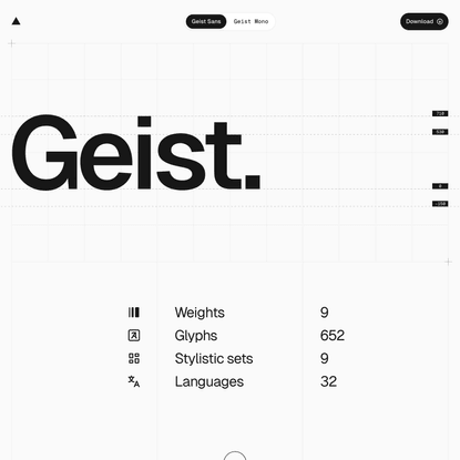 Geist Font — Vercel