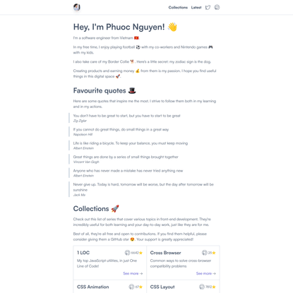 Welcome to my digital space — Phuoc Nguyen
