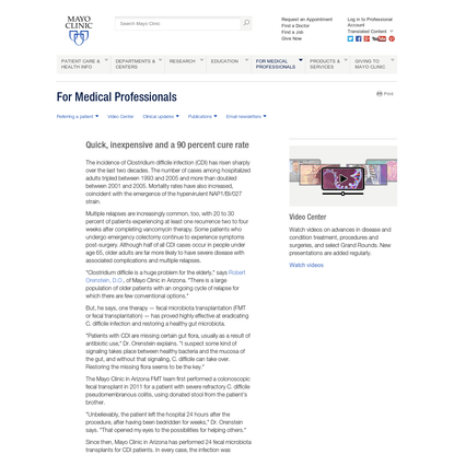 For Medical Professionals
